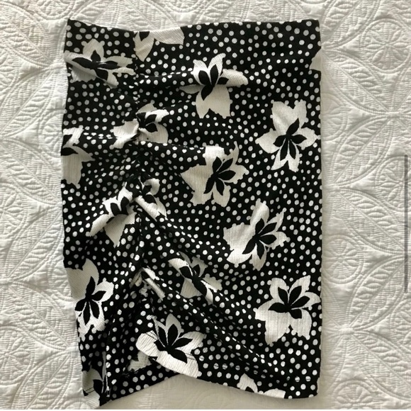 Anthropologie Porridge Ruched Knit Mini Skirt Size XXS - Picture 6 of 8